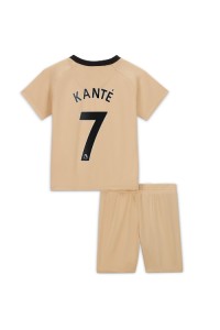 Chelsea Kante #7 Babyklær Tredje Fotballdrakt til barn 2022-23 Korte ermer (+ Korte bukser)